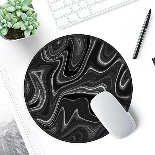 Testing the ITNRSIIET Round Mouse Pad with Stitched Edge Premium-Textured Waterproof Non-Slip over two weeks
