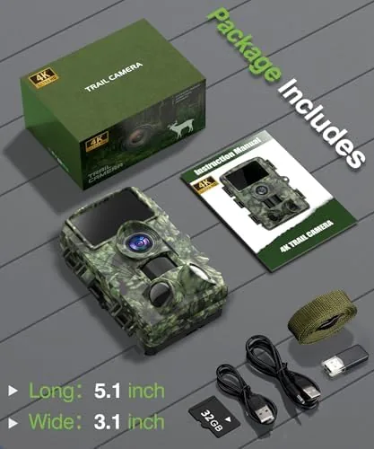 Testing the 4K 48MP WiFi Trail Camera with Bluetooth App, Night Vision over two weeks