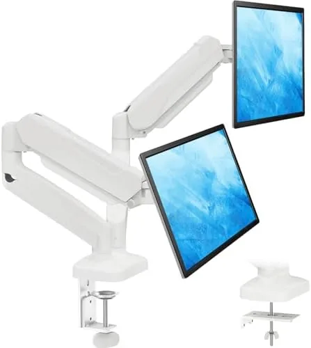 MOUNTUP Dual Monitor Stand for Desk, Monitor Arms for 2 Monitors Max 32 Inches Review: Tested and Rated