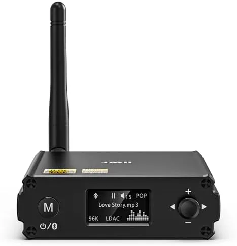 Overview of the 1Mii DS220 Bluetooth Receiver for Home Stereo, Hi-Res LDAC &
