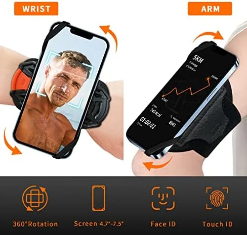 A large phone fitted in the sleeve with the screen exposed