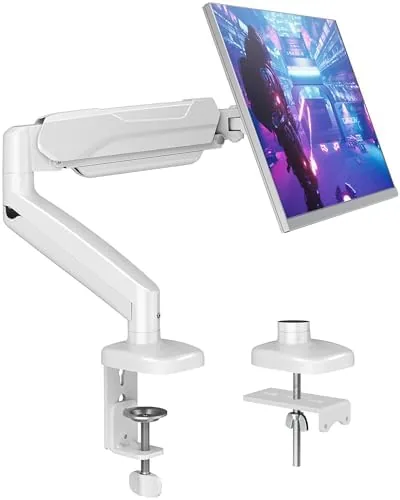 Overview of the MOUNTUP Single Monitor Desk Mount Holds Screen up to 32