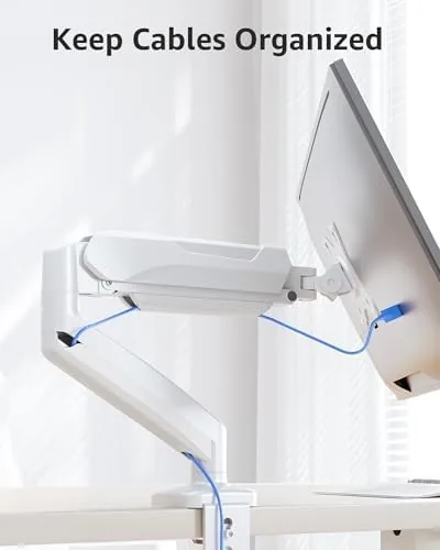 Testing the MOUNTUP Single Monitor Desk Mount Holds Screen up to 32 over two weeks