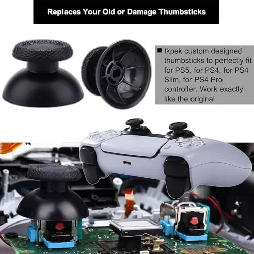 The repair kit beside a new DualSense controller box