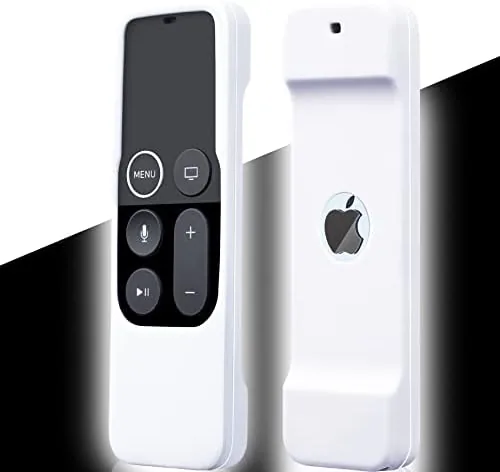 Overview of the Case Compatible with Apple TV 4K/ 4th Gen Remote, White