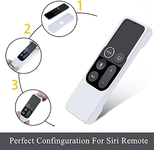 The Case Compatible with Apple TV 4K/ 4th Gen Remote, White in real use