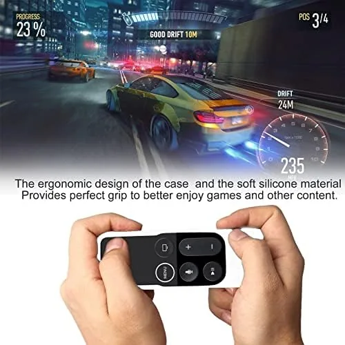 The Case Compatible with Apple TV 4K/ 4th Gen Remote, White compared in context