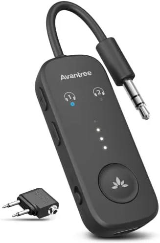 Avantree Relay Airplane Bluetooth Adapter for 2 AirPods or Headphones | Airplane Bluetooth transmitter Review: Tested and Rated