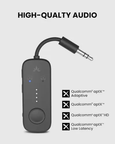 The Avantree Relay Airplane Bluetooth Adapter for 2 AirPods or Headphones in real use