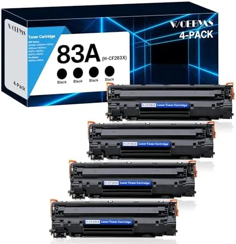 83A CF283A Black Toner Cartridge Compatible Replacement for HP 83A CF283A 83X CF283X for Review: Tested and Rated