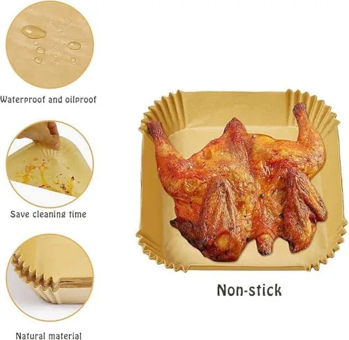 The 100 Pcs Mini Air Fryer Liners Disposable for Most 2-5 in real use