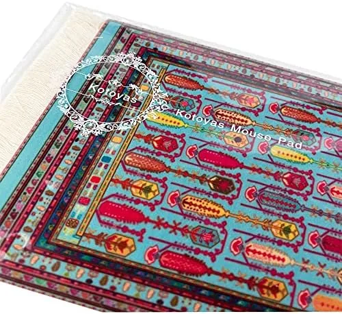 Testing the Rug Mouse Pad, 2 Pack Woven Rug Bohemian Style Carpet over two weeks