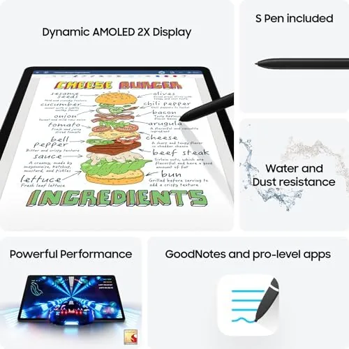 Second screen mode showing a Windows desktop mirrored to the tablet