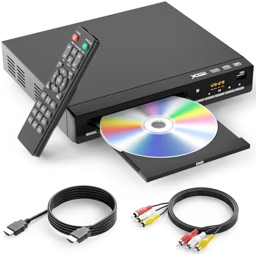 Overview of the DVD Players for TV with HDMI,Plays All Regions and Formats,CD