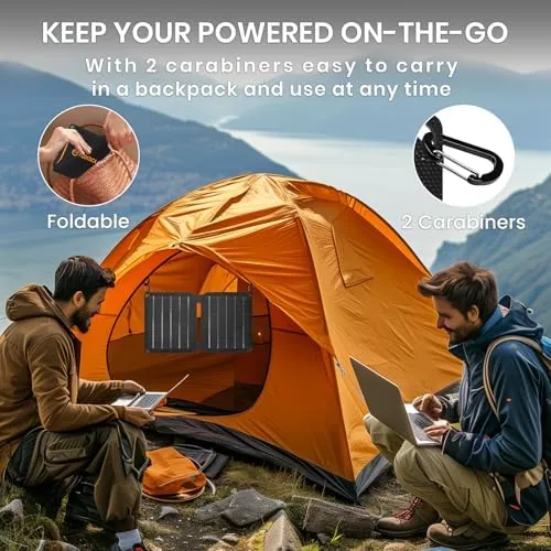 The 10W Solar Panels Portable (5V 2A Max),Foldable Solar Charger with compared in context