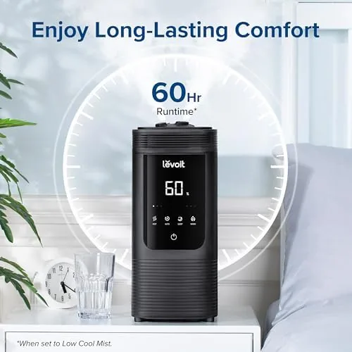 Close look at the Levoit 6L Smart Warm and Cool Mist Humidifiers for Home build quality