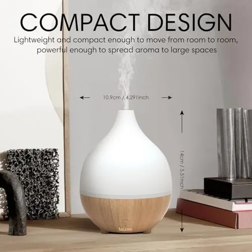 Another view of the SALKING Essential Oil Diffuser 2 Pack, 100ml Aromatherapy Diffuser for