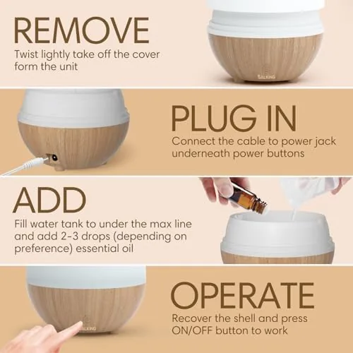Testing the SALKING Essential Oil Diffuser 2 Pack, 100ml Aromatherapy Diffuser for over two weeks