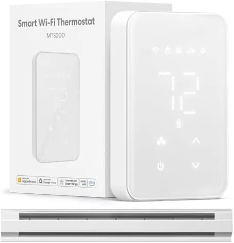 meross Smart Thermostat for Electric Baseboard and in-Wall Heaters Work with HomeKit, Alexa and Review: Tested and Rated