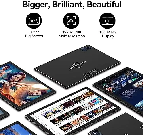 The ZONKO Android Tablet with Keyboard, 128GB ROM 1TB Expand Tablets in real use