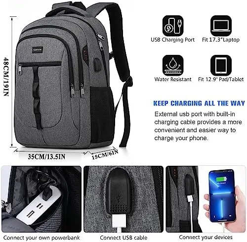 Testing the YAMTION 17 inch Backpack Bookbag for Men and Women Laptop over two weeks