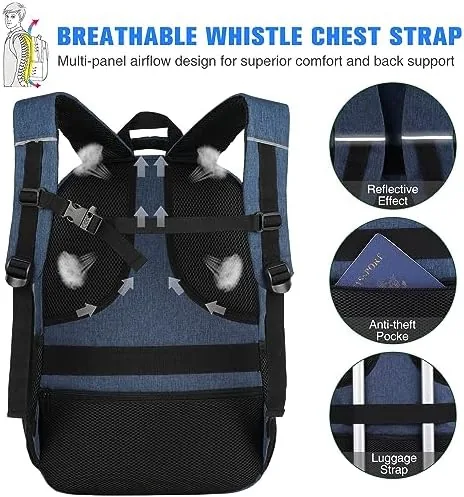Another view of the YAMTION School Backpack for Men and Teens 17.3 inch Laptop