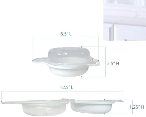 A finished scrambled egg serving in the microwave egg cooker