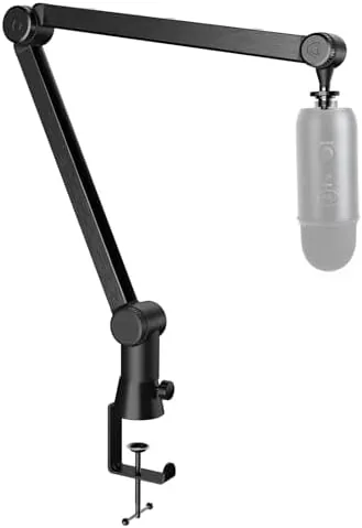 Blue Yeti Microphone Boom Arm - Upgraded Heavy Duty Boom Arm, Hidden Cable Management Review: Tested and Rated