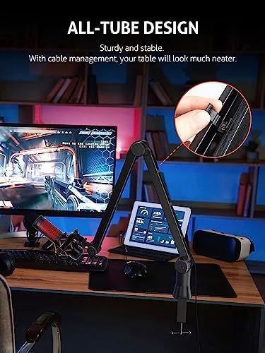 The Blue Yeti Microphone Boom Arm - Upgraded Heavy Duty Boom compared in context