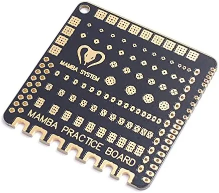 Another view of the Diatone Mamba 3 Pcs FPV Soldering Practice Board for FPV
