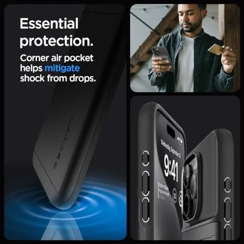 Another view of the Spigen Slim Armor CS Designed for iPhone 15 Pro Case