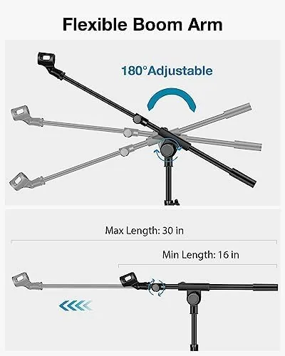 Testing the InnoGear Mic Stand Tripod Boom Arm Floor Microphone Stand Height over two weeks