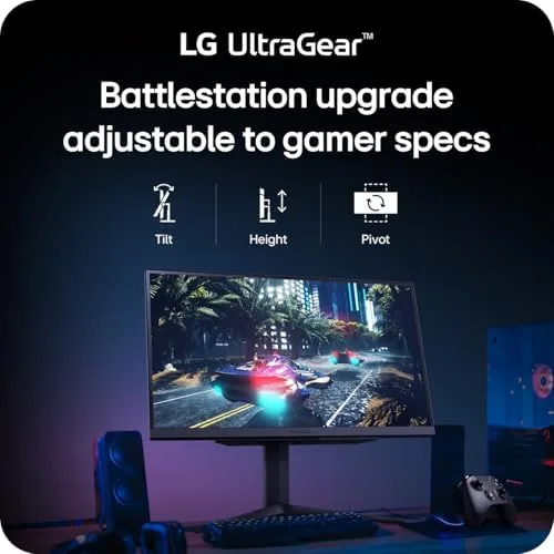 The LG 27GR83Q-B 27-inch Ultragear QHD (2560x1440) IPS Gaming Monitor, 240Hz compared in context