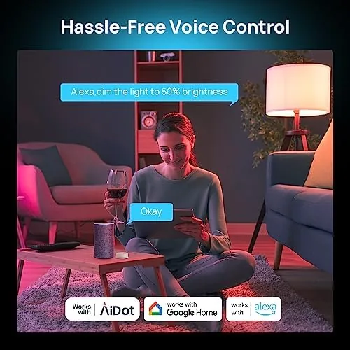 The Consciot Smart Light Bulbs with Remote Control, LED Light Bulb compared in context