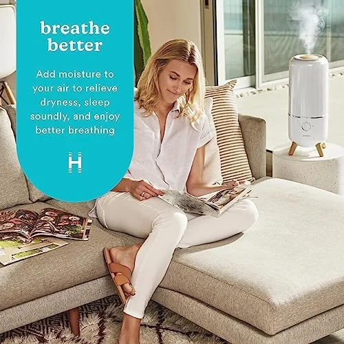 Close look at the Homedics Ultrasonic Humidifier, Bedrooms and Home Offices, 0.97-Gallon Tank | build quality
