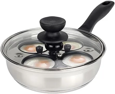 MARSKITOP Egg Poacher Pan Review: Four Clean Cups, PFOA Free Nonstick