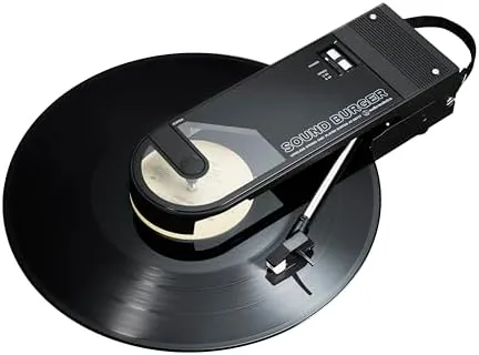 Another view of the Audio-Technica AT-SB727 Sound Burger Portable Bluetooth Turntable, Black