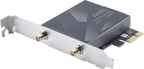 The MSI Herald WiFi 7 PCIe Card for Desktop PC BE9400 compared in context