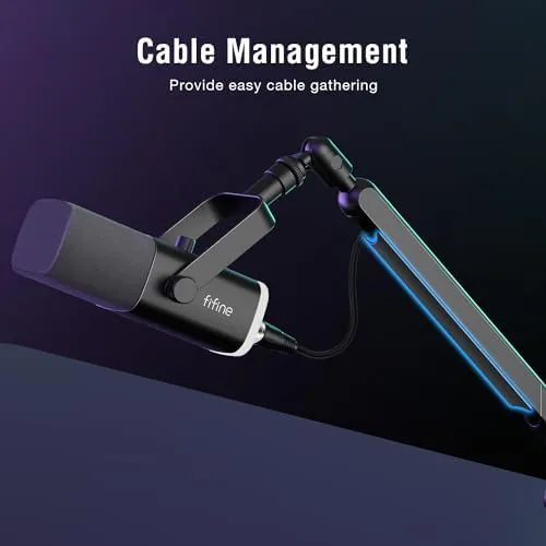 Testing the FIFINE Gaming Microphone and Low Profile Arm Stand Bundle, XLR/USB over two weeks