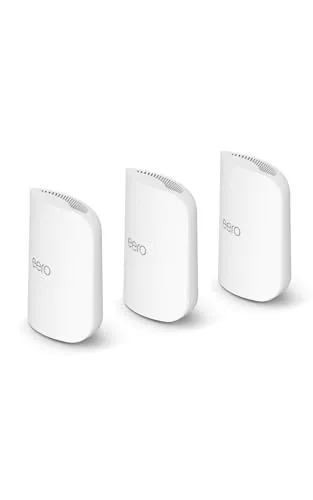 Close up of the eero Pro 7 ports and the underside of the node