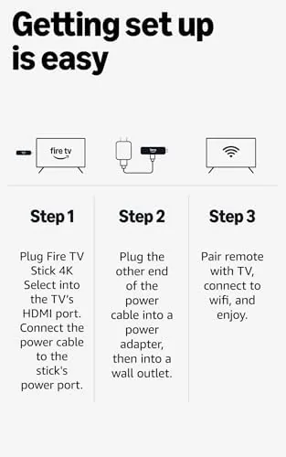 Living room scene with the Fire TV Stick streaming a 4K movie