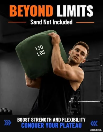 Close look at the Sandbag Workout Bag,Sand Bags for Weight Training,Sandbags for Fitness,Sandbags for build quality