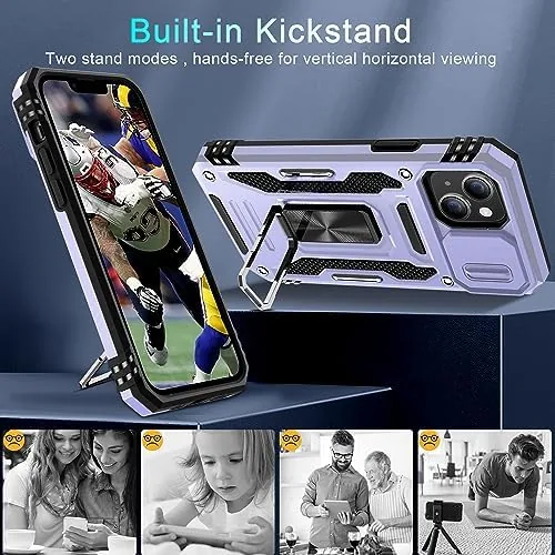 Another view of the DEERLAMN Case for iPhone 13/iPhone 14 6.1-Inch with Slide Camera