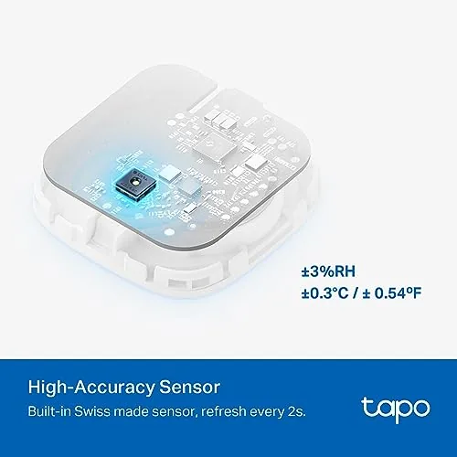 The Tapo Smart Temperature and Humidity Sensor, Requires Tapo Hub, T310 in real use
