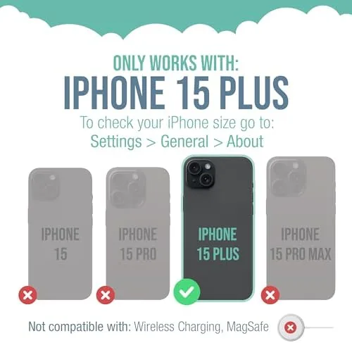 Another view of the Smartish iPhone 15 Plus Wallet Case, Card Holder, Wallet Slayer