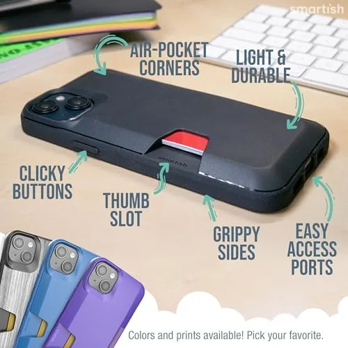 The Smartish iPhone 15 Plus Wallet Case, Card Holder, Wallet Slayer compared in context