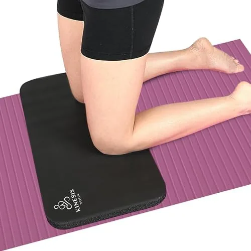 Kinesis Yoga Knee Pad Cushion - 0.6 Inch (15mm) Thick Exercise Knee Pad | Review: Tested and Rated