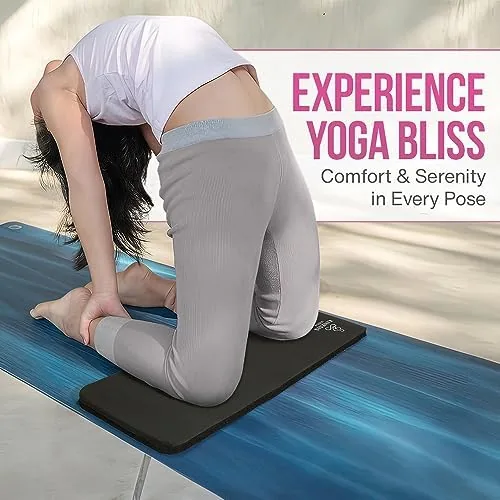 The Kinesis Yoga Knee Pad Cushion - 0.6 Inch (15mm) Thick in real use
