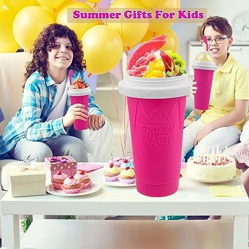 Another view of the Slushie Maker Cup, Magic Quick Frozen Smoothies Cups for Homemade