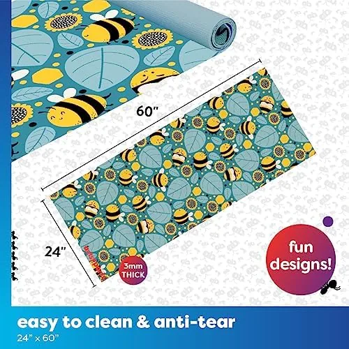 Another view of the Antsy Pants Yoga Mat for Stretching and Yoga